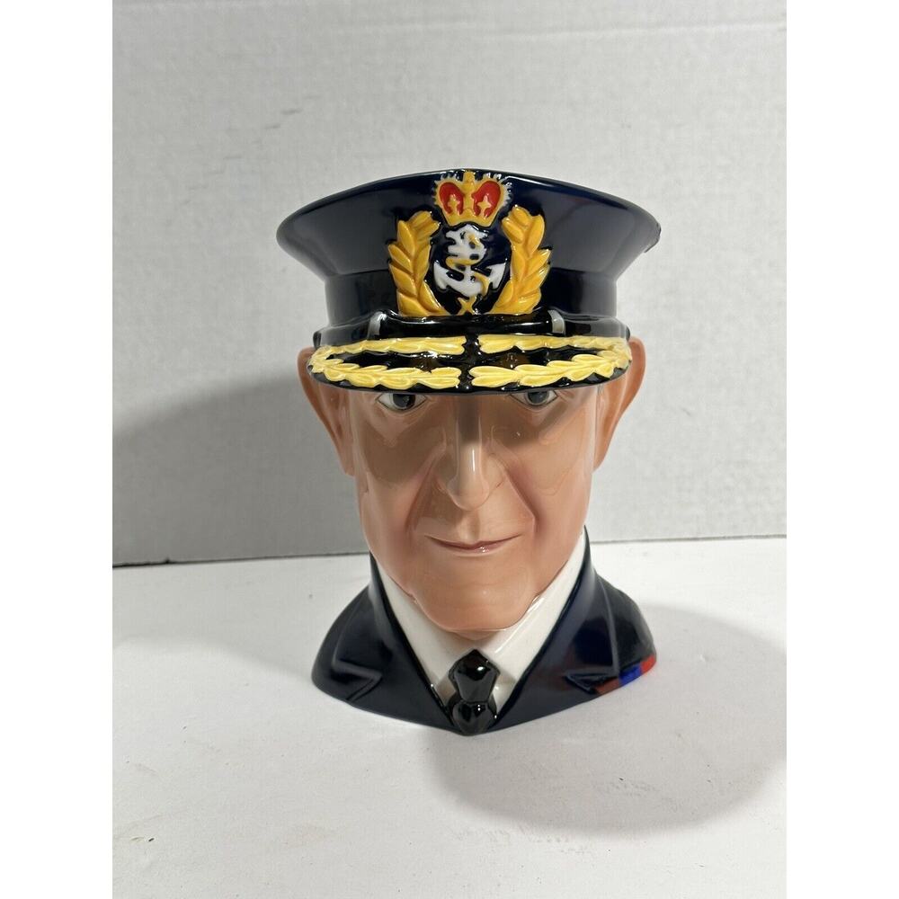 Maritime Trust 1984 The Franklin Porcelain ADMIRAL LORD CUNNINGHAM Mug NO Handle